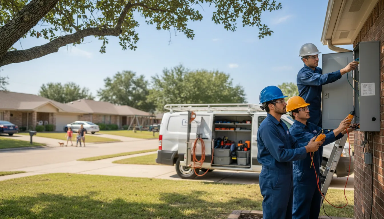 Certified electrician providing emergency electrical services in Blockton, IA